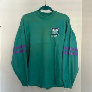 Walt Disney World Spirit Jersey - Teal & Iridescent Purple Size Small